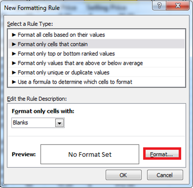 How to maintain data integrity by identifying blank cells in a ...