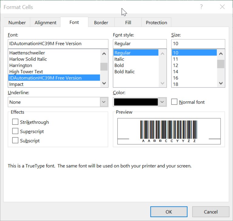 How to generate a barcode in Excel | Sage Intelligence
